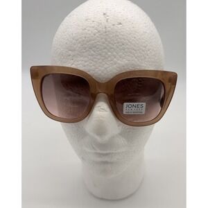 JONES of New York women's sunglasses Tan Brown designer statement NWT